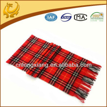 Atacado Red Check Scarf Fake Designer Scarves In The Winter